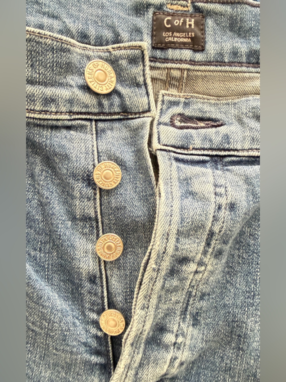 Citizens Of Humanity Light Blue Emerson Slim Boyfriend Jeans, Size 32 - Picture 2 of 9